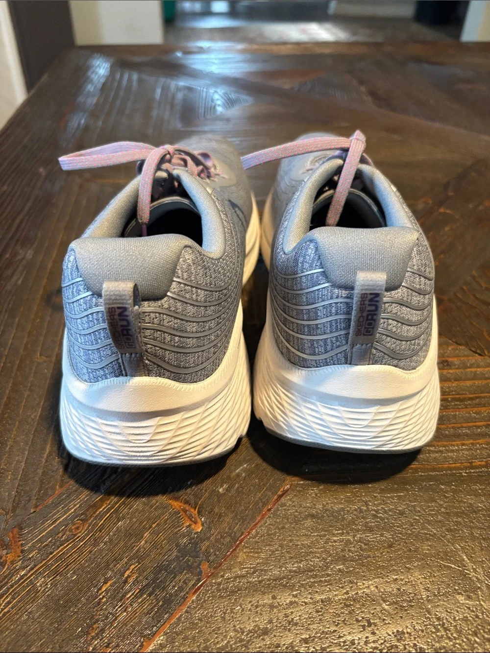 Skechers Light Gray Athletic Sneakers with Lavender Accents-NWOT or Box
